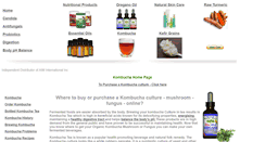 Desktop Screenshot of kombuchahealth.com.au